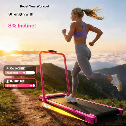 Foldable Adjustable Incline Fitness Platform Dual Shock Absorption & Low Noise