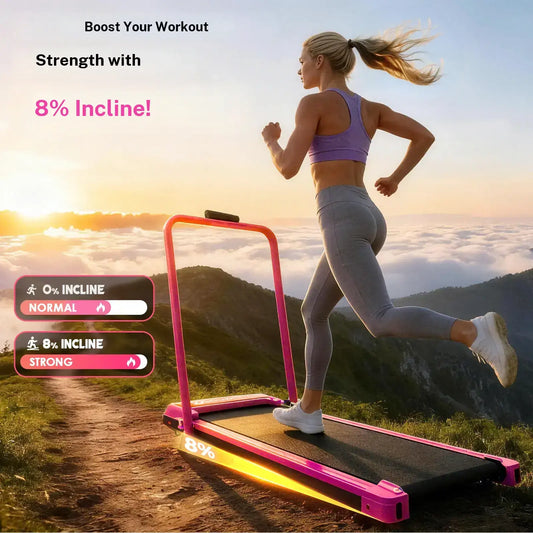Foldable Adjustable Incline Fitness Platform Dual Shock Absorption & Low Noise