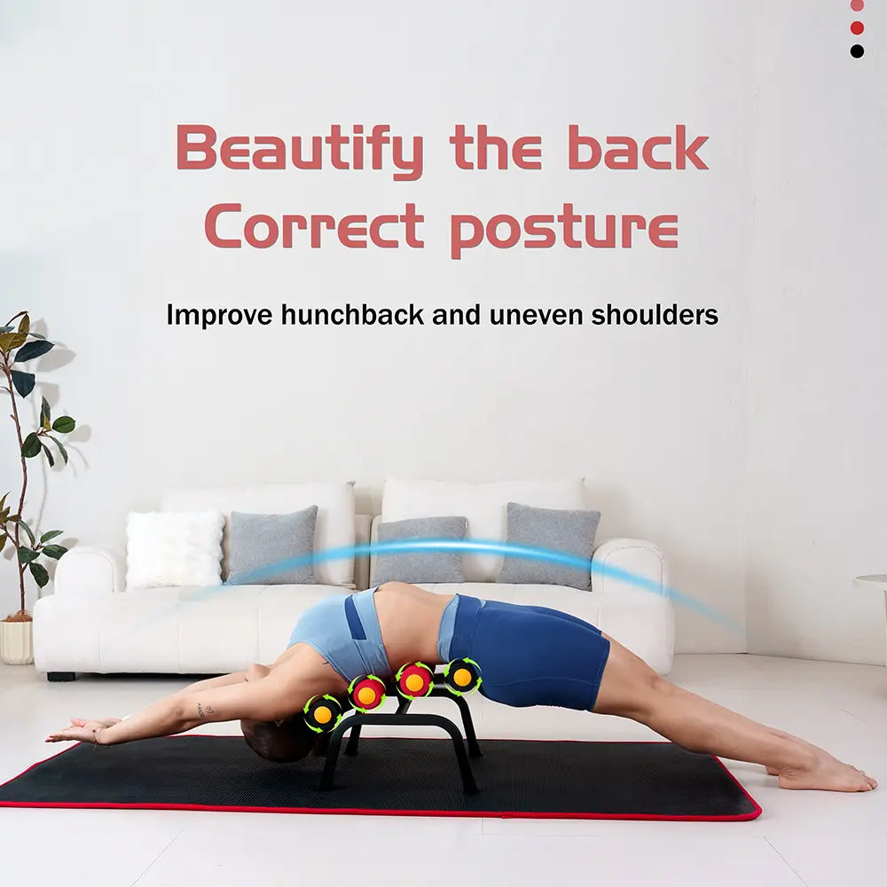 Lower Back Relaxation & Glutes Strength  - Compact Core Exercise Equipment with Foam Rollers