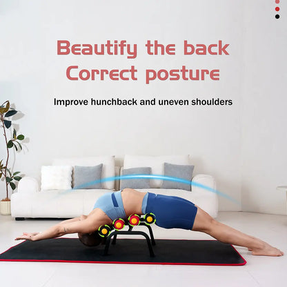 Lower Back Relaxation & Glutes Strength  - Compact Core Exercise Equipment with Foam Rollers