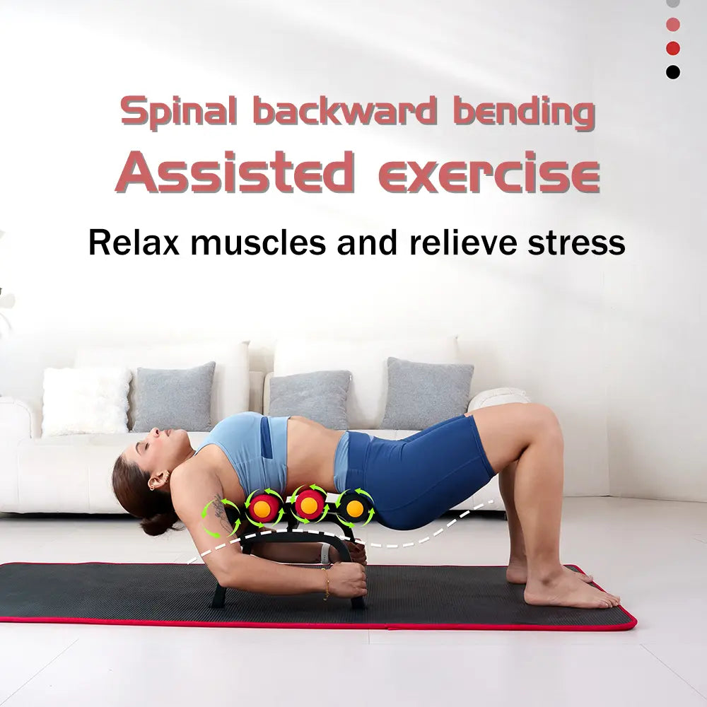 Lower Back Relaxation & Glutes Strength  - Compact Core Exercise Equipment with Foam Rollers